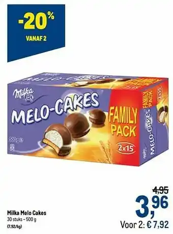 Makro Milka melo cakes aanbieding