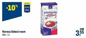 Makro Horeca select room aanbieding