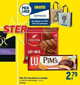 Makro Côte d`or melkchocolade aanbieding
