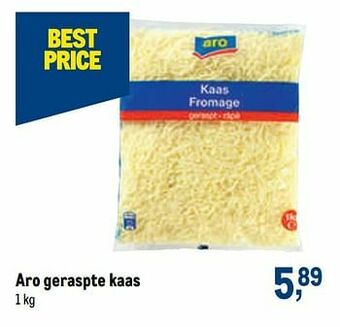 Makro Aro geraspte kaas aanbieding