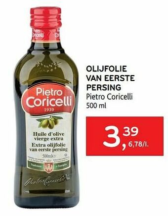 Alvo Olijfolie van eerste persing pietro coricelli aanbieding