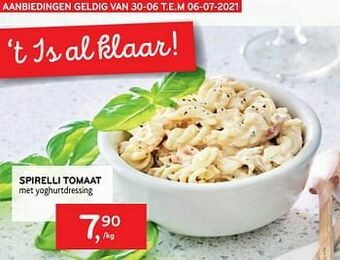 Alvo Spirelli tomaat aanbieding