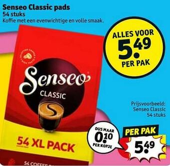 Kruidvat Senseo classic pads aanbieding