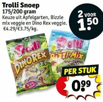 Kruidvat Trolli snoep aanbieding