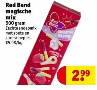 Kruidvat Red band magische mix aanbieding