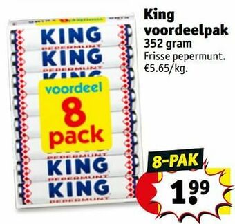 Kruidvat King voordeelpak aanbieding