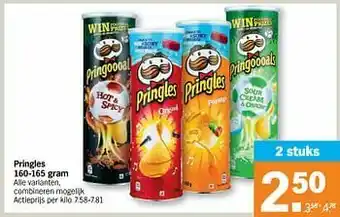 Albert Heijn Pringles alle varianten, aanbieding