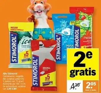 Albert Heijn Stimorol original suikervrij aanbieding
