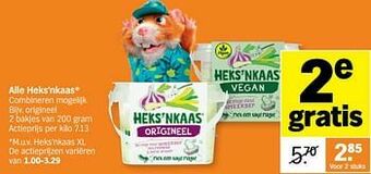 Albert Heijn Heks`nkaas origineel aanbieding