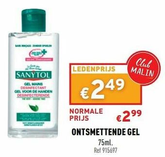 Trafic Ontsmettende gel aanbieding