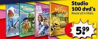 Kruidvat Studio 100 dvd`s aanbieding