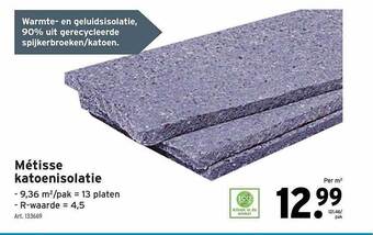 Métisse katoenisolatie