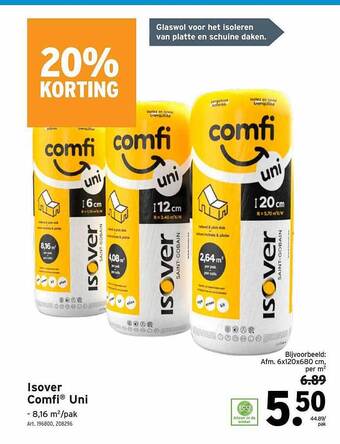 GAMMA Isover comfi uni aanbieding