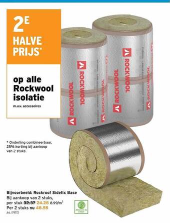 GAMMA Rockwool isolatie aanbieding