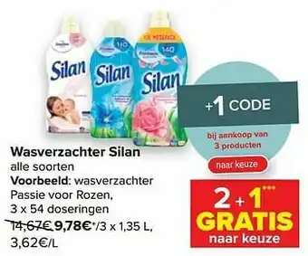 Silan wasverzachter passie voor rozen