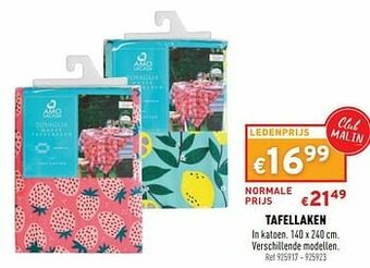 Trafic Tafellaken aanbieding