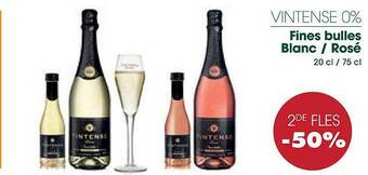 Prik en Tik Vintense 0% fines bulles blanc-rosé aanbieding