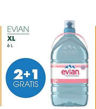 Prik en Tik Evian xl aanbieding