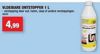 Vloeibare ontstopper