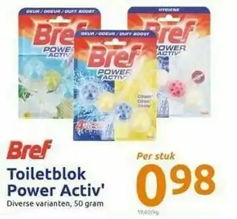 Action Toiletblok power activ` aanbieding