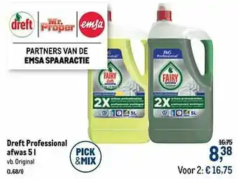 Makro Dreft professional afwas original aanbieding