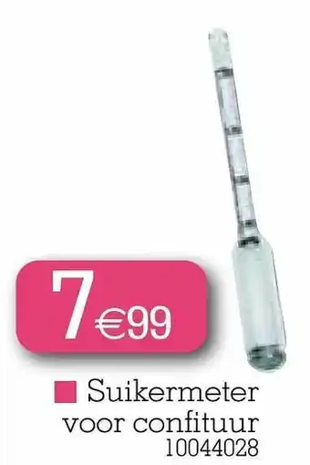 Suikermeter voor confituur
