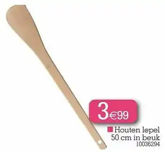Yess Houten lepel aanbieding