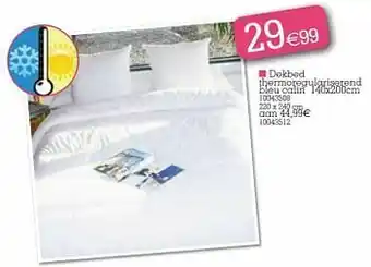 Yess Dekbed thermoregulariserend bleu calin aanbieding