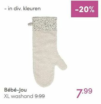 Baby & Tiener Bébé-jou xl washand aanbieding
