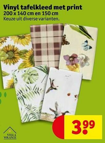 Kruidvat Vinyl tafelkleed met print aanbieding