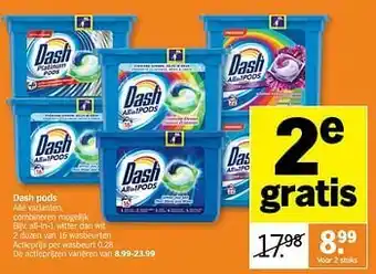 Albert Heijn Dash pods all-in-1 witter dan wit aanbieding