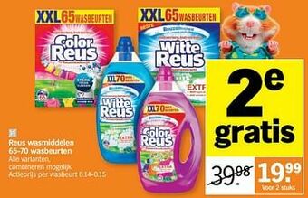 Albert Heijn Reus wasmiddelen aanbieding