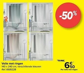 Voile met ringen