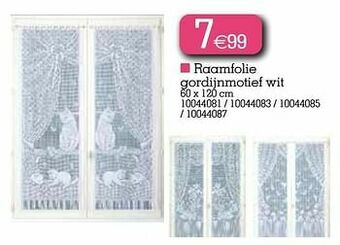 Yess Raamfolie gordijnmotief wit aanbieding