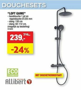 Hubo Doucheset loft game aanbieding