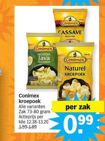 Albert Heijn Conimex kroepoek aanbieding