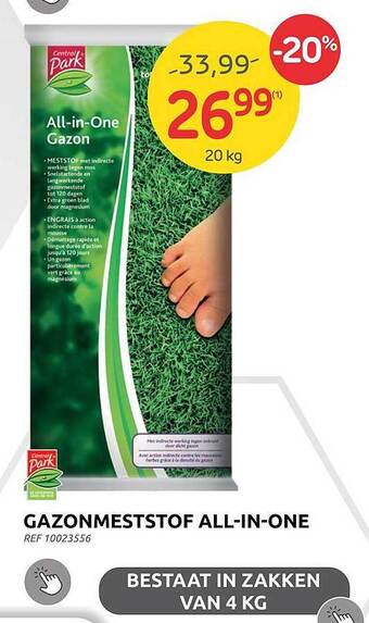 Brico Gazonmeststof all-in-one aanbieding