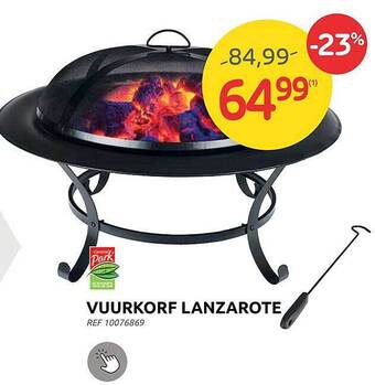 Brico Vuurkorf lanzarote aanbieding