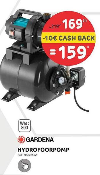 Brico Gardena hydrofoorpomp aanbieding