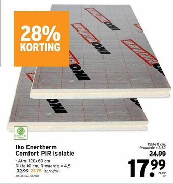 GAMMA Iko enertherm comfort pir isolatie aanbieding