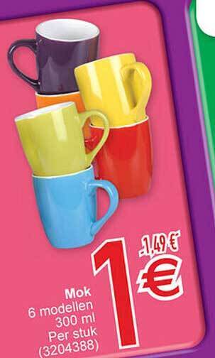 Cora Mok 6 modellen aanbieding