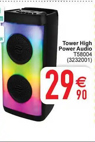 Cora Tower high power audio t58004 aanbieding