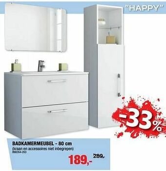 Hubo Badkamermeubel happy aanbieding
