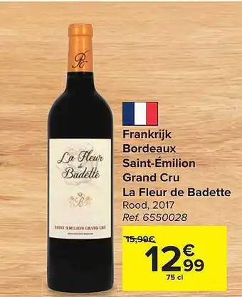 Frankrijk bordeaux saint-émilion gran cru la fleur de badette