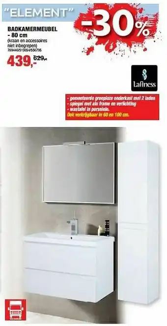Hubo Badkamermeubel element aanbieding