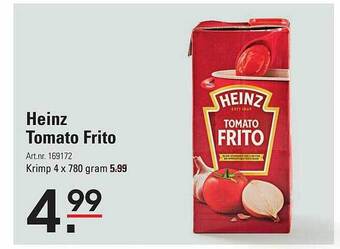 Sligro Heinz tomato frito aanbieding