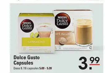 Dolce gusto capsules