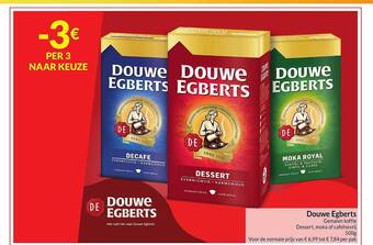 Intermarché Douwe egberts gemalen koffie aanbieding