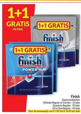 Intermarché Finish vaatwastabletten aanbieding