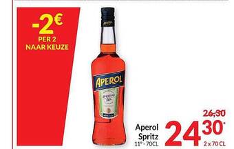 Intermarché Aperol spritz aanbieding